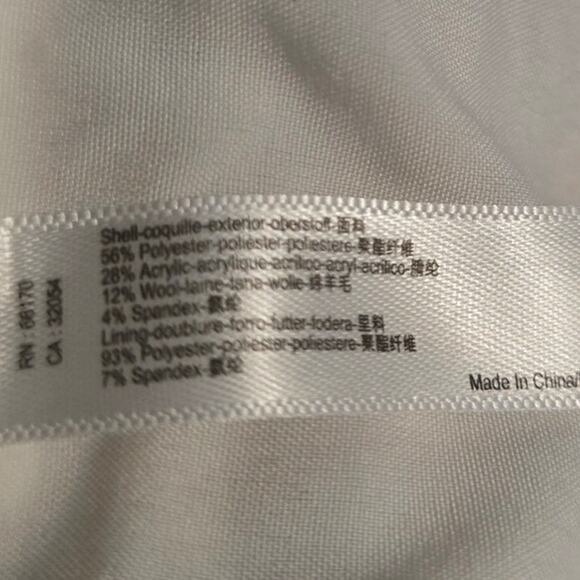 Free People Checkered Knit Tote Bag Cream Beige Lined W/ Scarf Matching Set - Picture 7 of 9